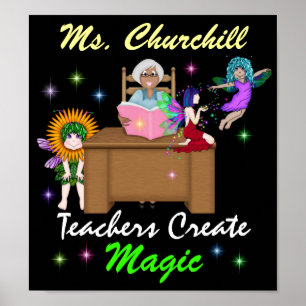 Teachers Create Magic - Poster - SRF