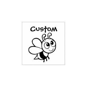 Teacher's customisable stamp - Cartoon Bee