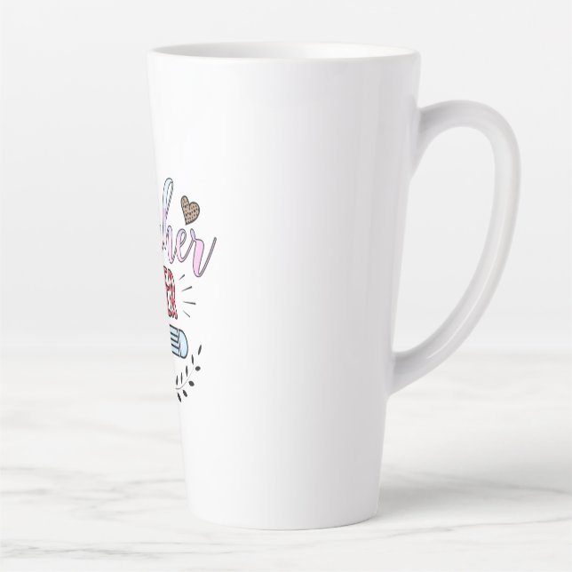 Teacher's Day Best Teacher Ever Latte Mug (Right)