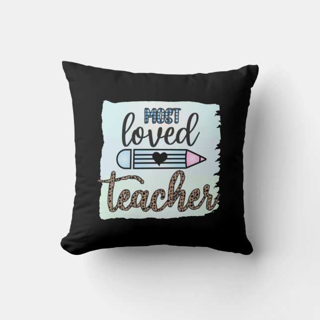 Teacher's Day Most Loved Teacher Cushion (Front)
