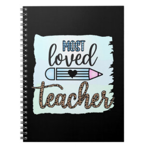 Teacher's Day Most Loved Teacher Notebook