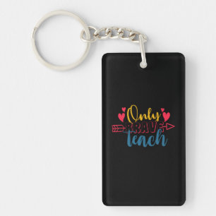 Teacher's Day Only Brave Teach Key Ring