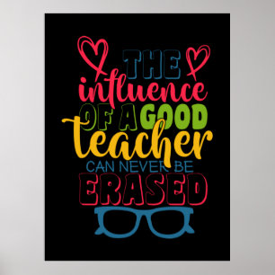Teacher's Day The Influence Of A Good Teacher Poster