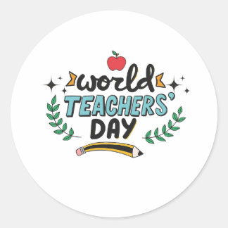 teachers day worlds teachers day 2023 Sticker