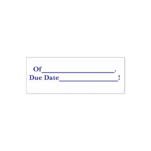 Teachers Due Date Homework Stamp