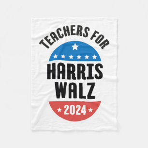 Teachers For Harris Wheimer 2024 Fleece Blanket
