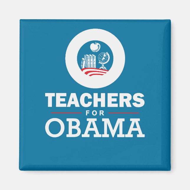 Teachers for Obama Magnet (Front)