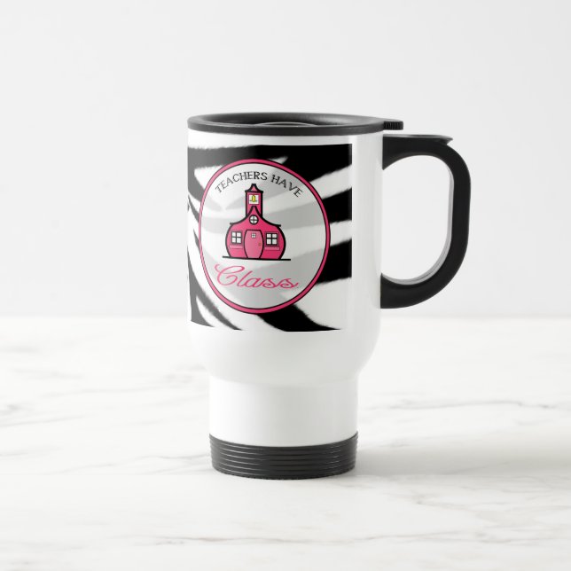 Teachers Have Class Mug - Zebra Print (Right)