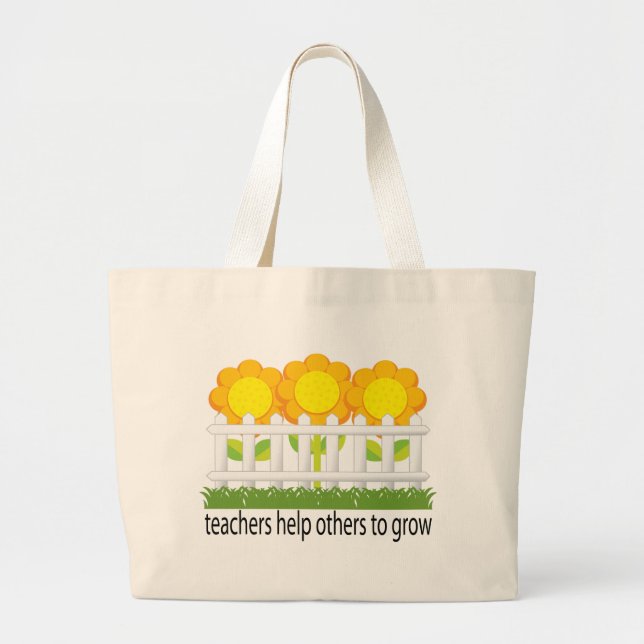 Teachers Help Others Tote Bag (Front)