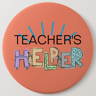 Teacher's Helper 6 Cm Round Badge