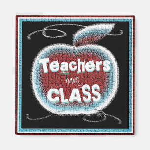 Teachers Humourous Apple Magnet