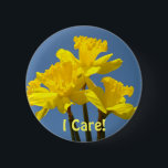 Teachers I Care! button Yellow Daffodil Flowers<br><div class="desc">I Care! buttons Teachers Schools Parents YELLOW DAFFODILS Buttons, DAFFODIL FLOWERS button, Spring Flowers, Buttons, Button. Bookmark this site for great gift ideas all year! GETTING A GIFT? COMBINE several products. Calendars, Greeting Cards, Stamps, Postage Stamps, custom Invitations, custom colour envelops, Postcards, Tote Bags, Aprons, Mugs, Mousepads, Keychains, Stickers, Invitations,...</div>