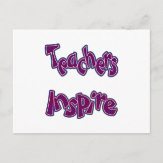 Teachers Inspire Postcard