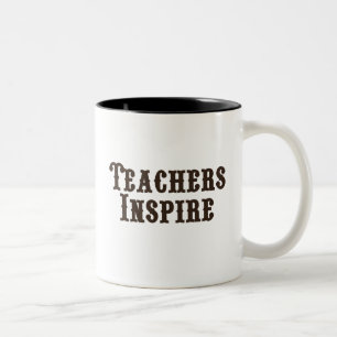 Teachers Inspire Two-Tone Coffee Mug