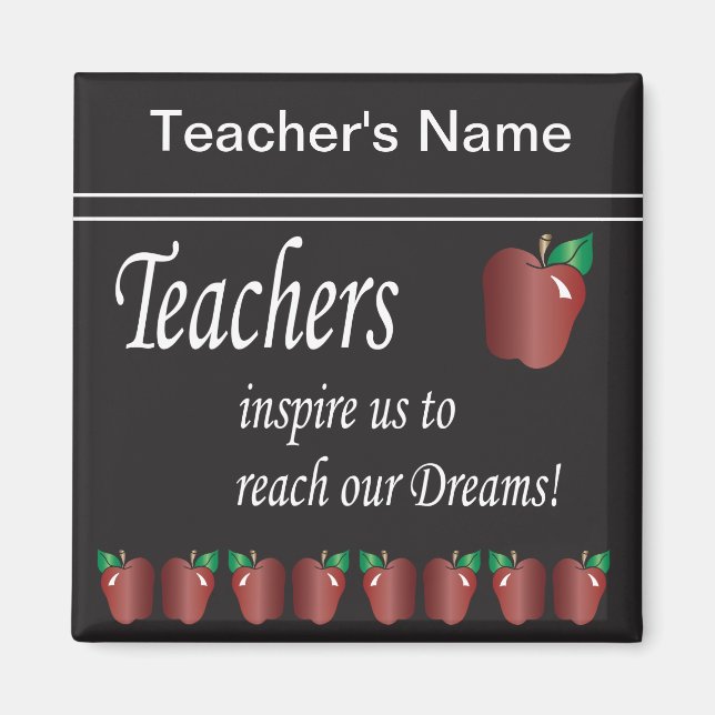 Teachers Inspire Us Magnet (Front)