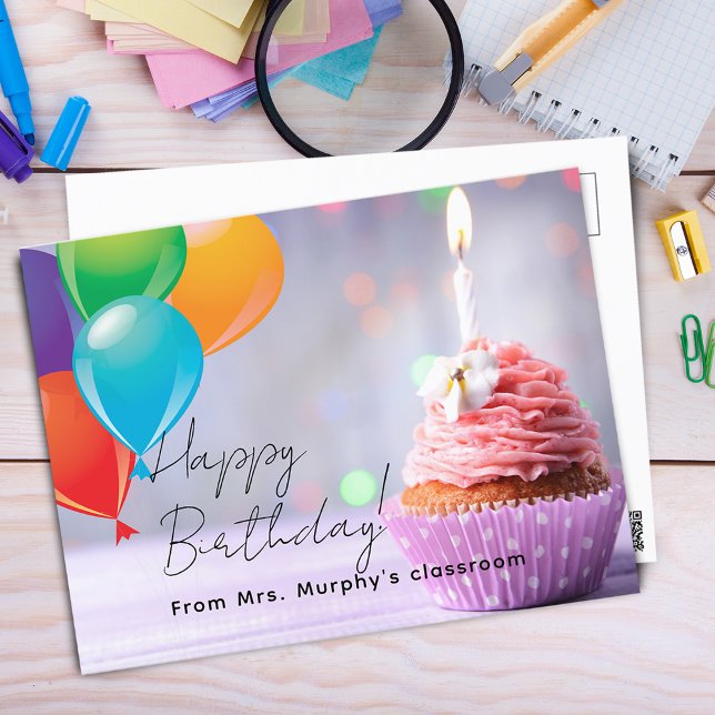 Teacher's Kids Birthday Postcard (Creator Uploaded)