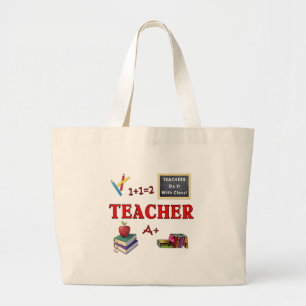 Teachers Large Tote Bag