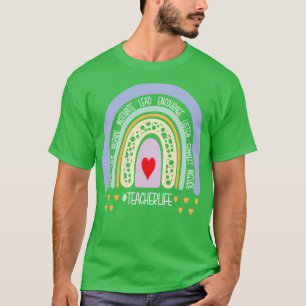 Teachers Life Rainbow T-Shirt