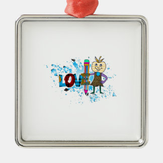 Teachers Love Teaching Metal Tree Decoration