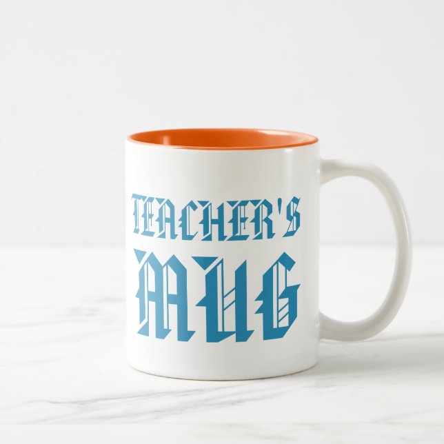 Teacher's mug | Cute Bright Fun Humor Slogan Mug (Right)