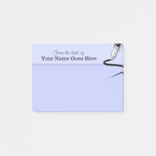 Teachers name desk note organiser