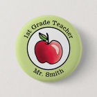 Teacher's Name Red apple Personalised