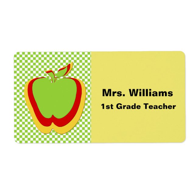 Teacher's Name Tags (Front)