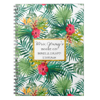 Teacher's Notebook - personalised - gift