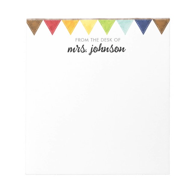 Teachers Notepad (Front)
