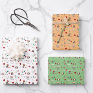 Teacher's paper wrap, school theme paper wrap