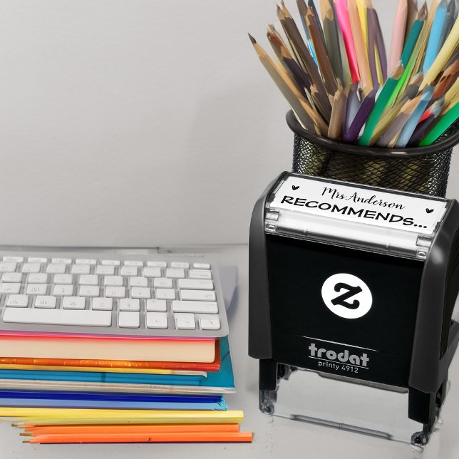 Teachers Personalised Recommends.. Self-inking Stamp (Teachers Personalized Recommends.. Self-inking Stamp)