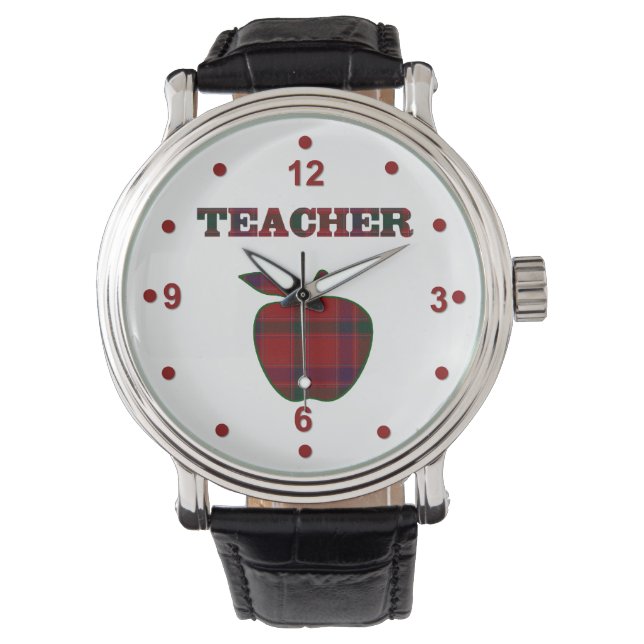 Teacher's Plaid Apple Watch (Front)