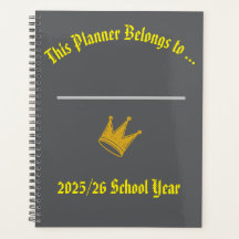 Teachers Planner with space for name