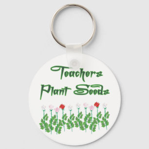 TEACHERS PLANT SEEDS KEY RING