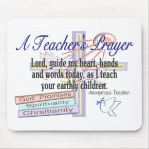 Teacher's Prayer Gifts---Unique Teacher Mouse Pad