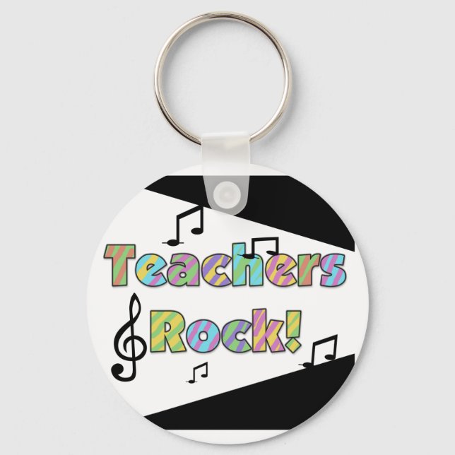 Teachers Rock Key Ring (Front)