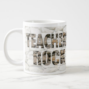 Teachers Rock Large Coffee Mug
