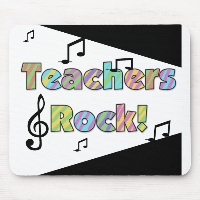 Teachers Rock Mouse Pad (Front)