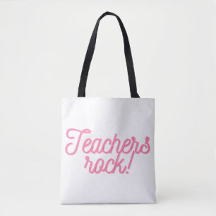 Teachers Rock! Tote Bag