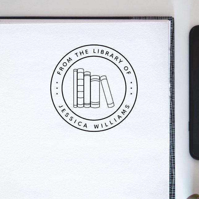 Teachers Round Custom Book From The Library Of Rubber Stamp (Creator Uploaded)