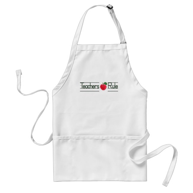 Teacher's Rule Standard Apron (Front)