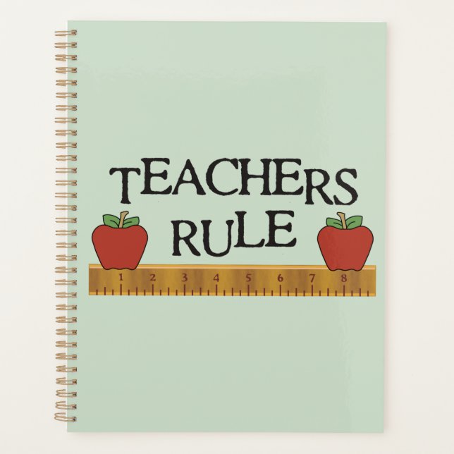 Teacher's Rule Teacher Planner (Front)
