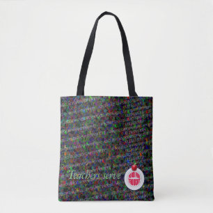 Teachers serve food for thought. tote bag