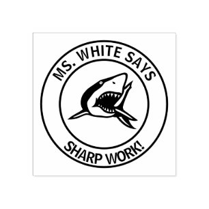 Teacher's Shark Sharp Work Stamp