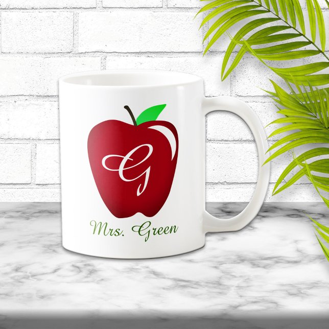 Teacher's Shiny Apple Coffee Mug (Creator Uploaded)