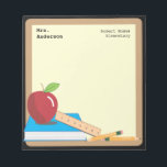 Teachers Tools Blackboard & Apple Notepad<br><div class="desc">A fun gift for your child's teacher that she can really use,  this customised notepad is personal and practical.</div>
