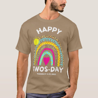 Teaching 2nd Grade On Twosday 22222 22nd February  T-Shirt