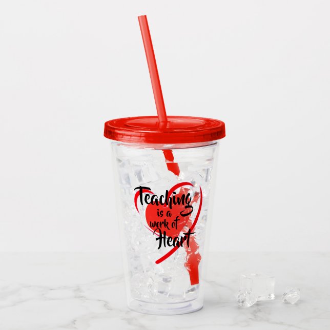 Teaching  acrylic tumbler (Front Ice)