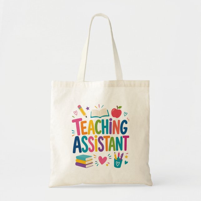 Teaching Assistant Appreciation Tote Bag (Front)