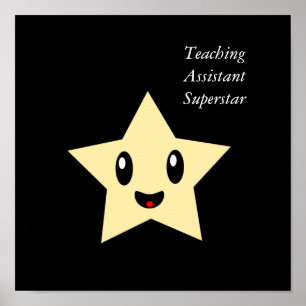 Teaching Assistant Superstar Poster
